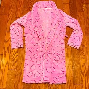 Pink Plush Bathrobe